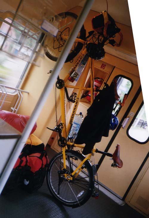 Tandem im Zug
